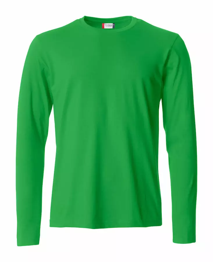 Clique Basic-T L/S, omenan vihreä - Clique Vaatteet - 029033-605 - 1