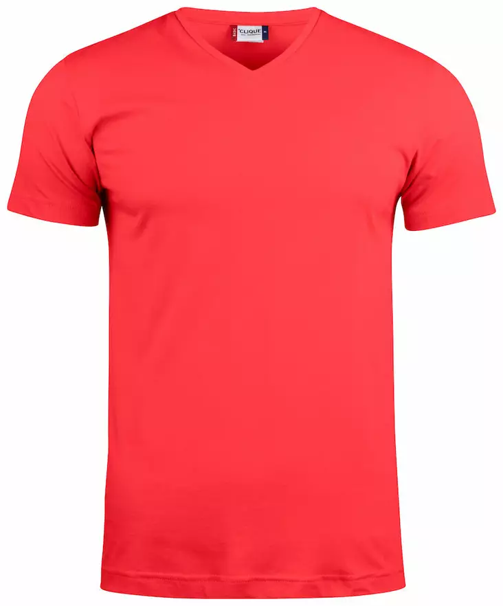 Clique Basic-T V-neck, punainen - Clique Vaatteet - 029035-35 - 1