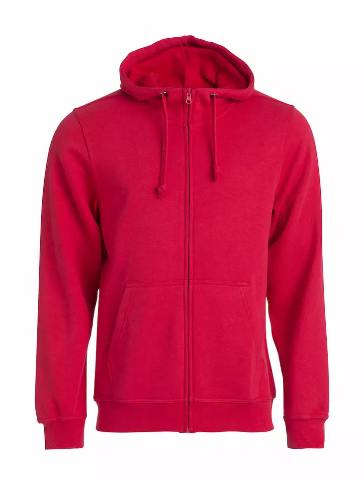 Clique Basic Hoody Full zip, punainen - Clique Vaatteet - 021034-35 - 1