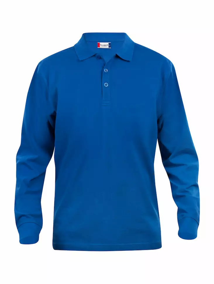 Clique Basic Polo L/S Junior, keskisinin - Clique Vaatteet - 028233-55 - 1