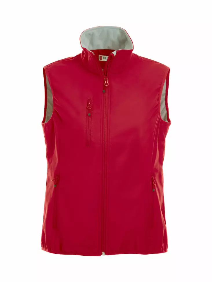 Clique Basic Softshell Vest Ladies, puna - Clique Vaatteet - 020916-35 - 1