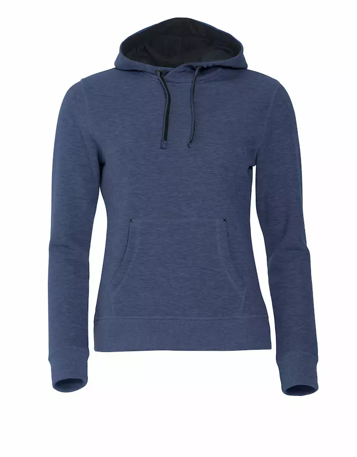 Clique Classic Hoody Ladies, Blue Melang - Clique Vaatteet - 021042-565 - 1
