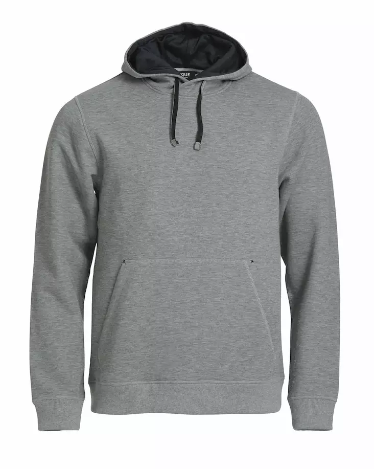 Clique Classic Hoody, meleerattu harmaa - Clique Vaatteet - 021041-95 - 1