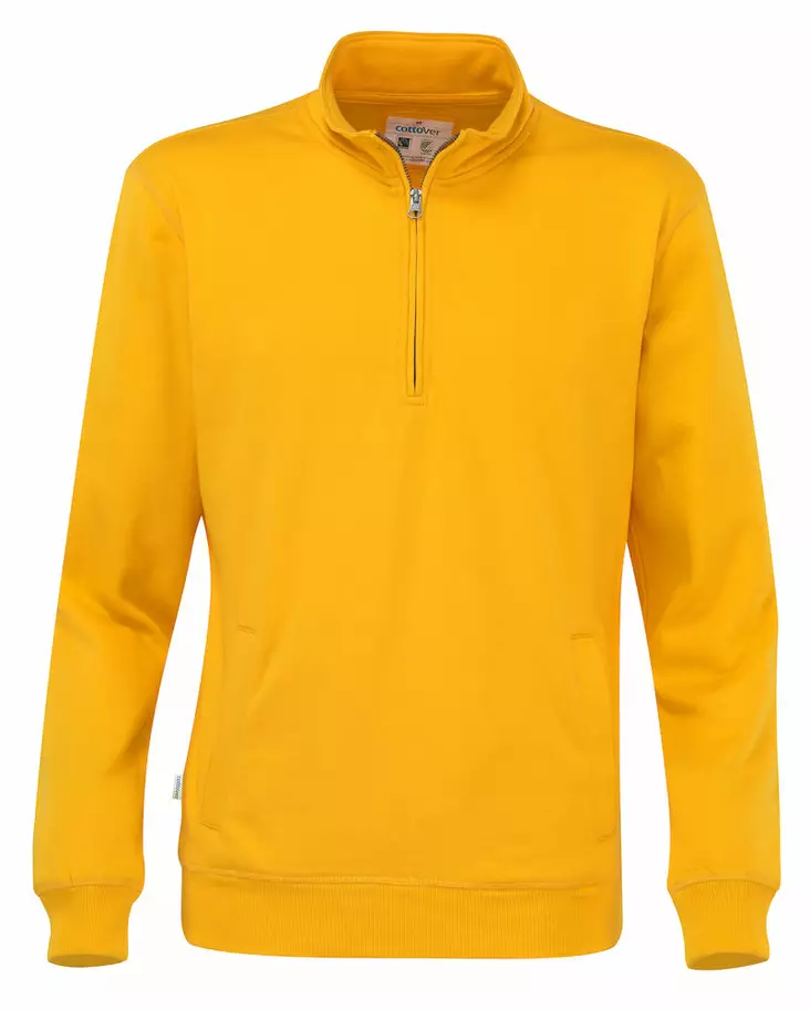 Cottover Half Zip Unisex, Keltainen - Kaikki vapaa-ajan vaatemerkit - 141012-255 - 1