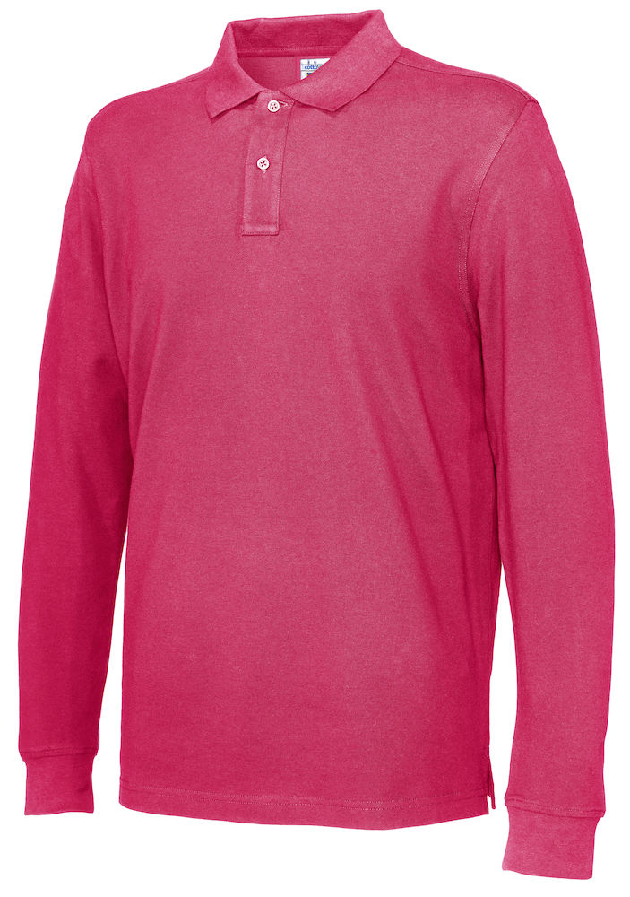 Cottover Pique Long Sleeve Man, Cerise - Kaikki vapaa-ajan vaatemerkit - 141018-435 - 1