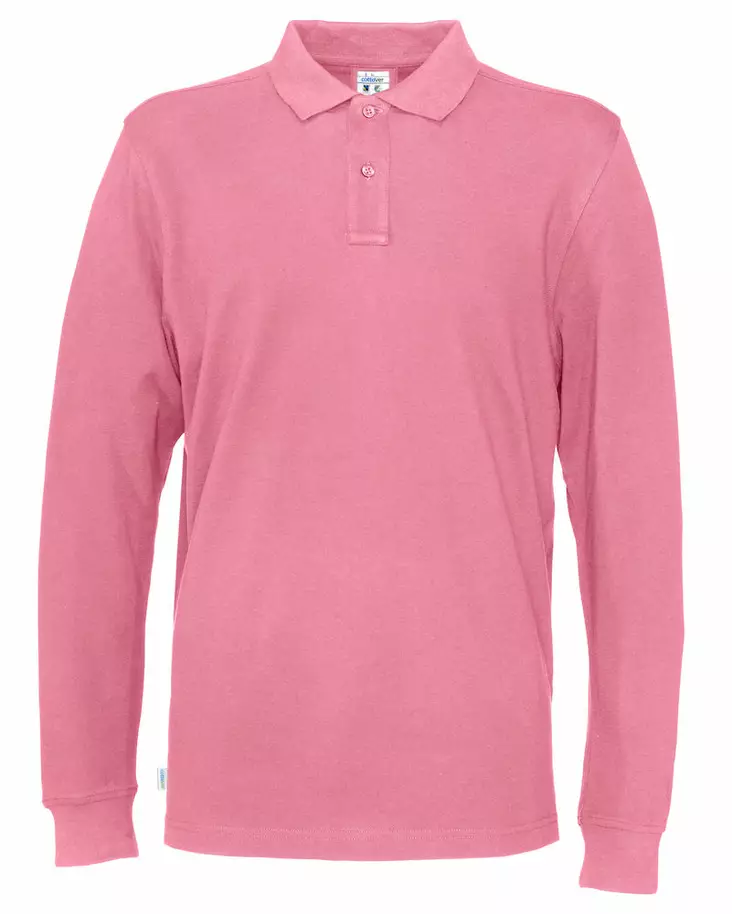 Cottover Pique Long Sleeve Man, Pinkki - Kaikki vapaa-ajan vaatemerkit - 141018-425 - 1