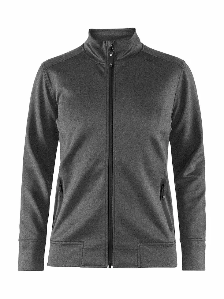 Noble Zip Jacket W, Dark Grey Melange/Bl - Craft Vaatteet - 1904577-2975 - 1