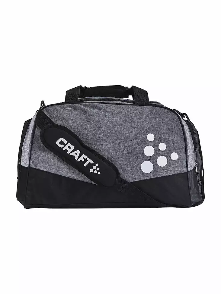 SQUAD DUFFEL MEDIUM, DK GREY MÉL/BLACK - Craft Vaatteet - 1905594-1975 - 1