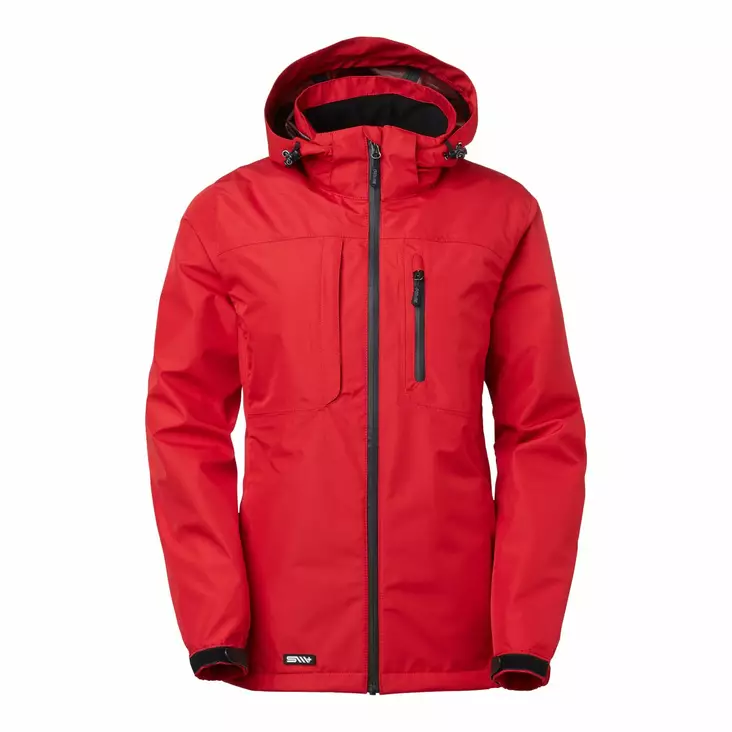 SW 635 Shell jkt Alma lds, red - South West Vaatteet - 635-65 - 1