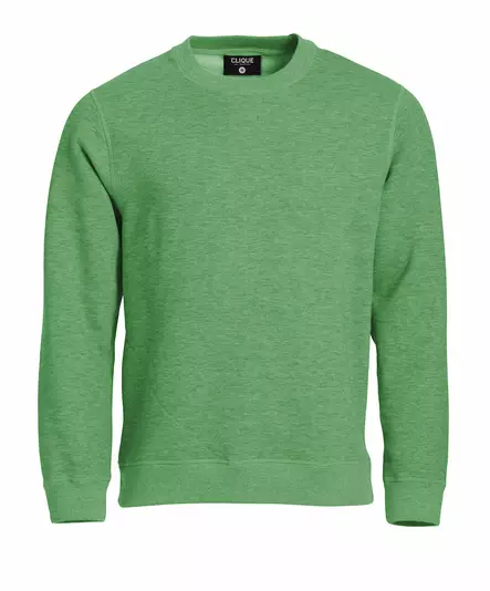 Clique Classic Roundneck, Green Melange - Clique Vaatteet - 021040-676 - 1