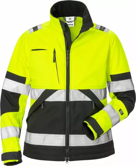 Naisten HV softshell takki LK2 4183 WYH - Fristads Huomiotakit - 125023-196 - 1