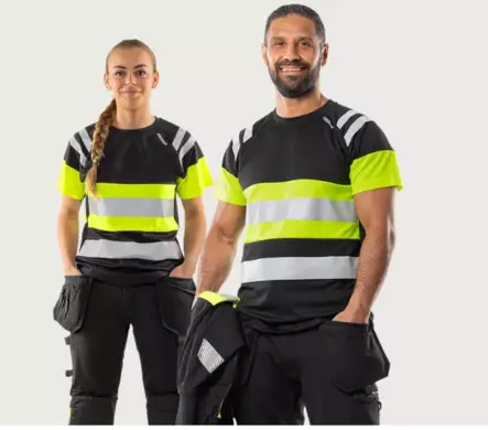 Fristads Hi vis tekninen t-paita - Fristads Huomiopaidat - 301752-196 - 1