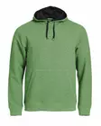 Clique Classic Hoody, Green Melange - Clique Vaatteet - 021041-676 - 1