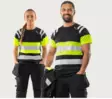 Fristads Hi vis tekninen t-paita - Fristads Huomiopaidat - 301752-196 - 1