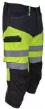 Leijona Stretch Caprihousut HiVis, Ke/Mu - Huomioshortsit - 132904-196 - 3