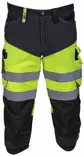 Leijona Stretch Caprihousut HiVis, Ke/Mu - Huomioshortsit - 132904-196 - 1