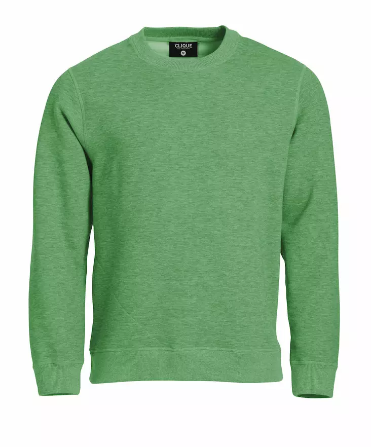 Clique Classic Roundneck, Green Melange - Clique Vaatteet - 021040-676 - 1