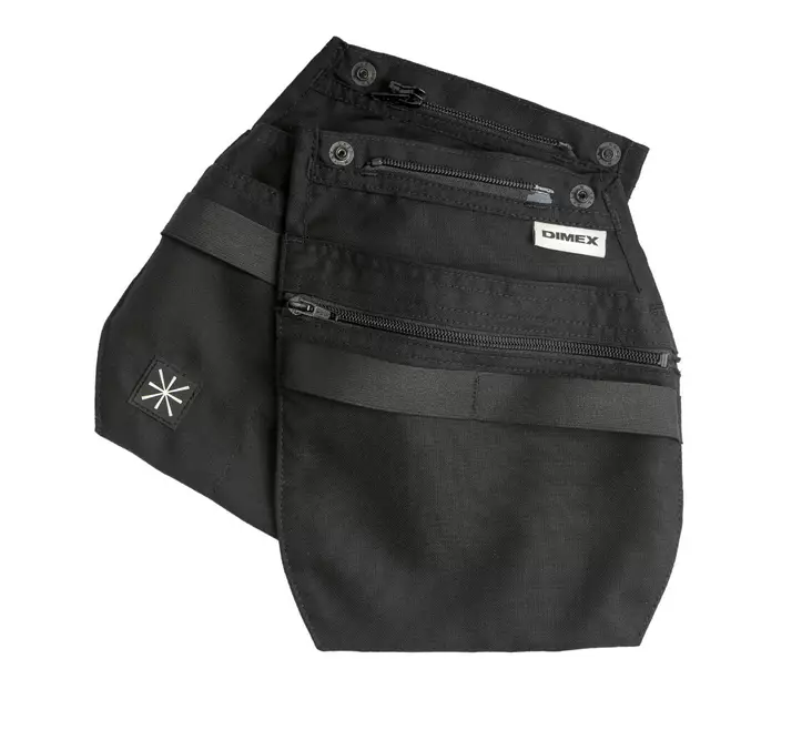 Dimex 4486+vetoketjuriipputaskut musta - Dimex Asusteet ja Tarvikkeet - D4486 - 1