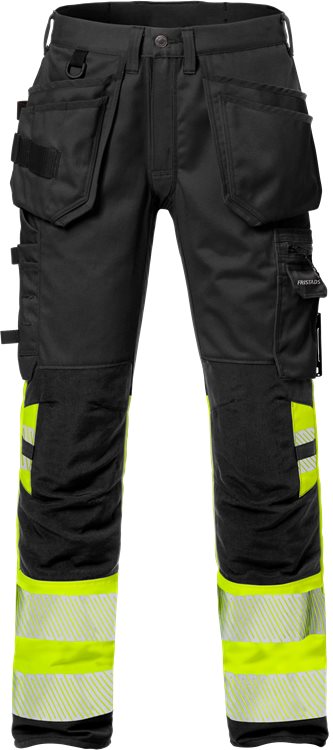 HV Rak.Str.hous LK1 2706 PLU,Kelta/Musta - Fristads Huomiohousut - 127732-196 - 1