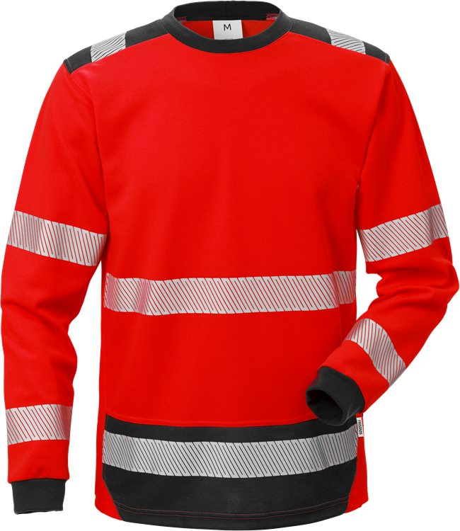 HV T-paita PH 7724 TPH, Punainen/Musta - Fristads Huomiopaidat - 114100-396 - 1