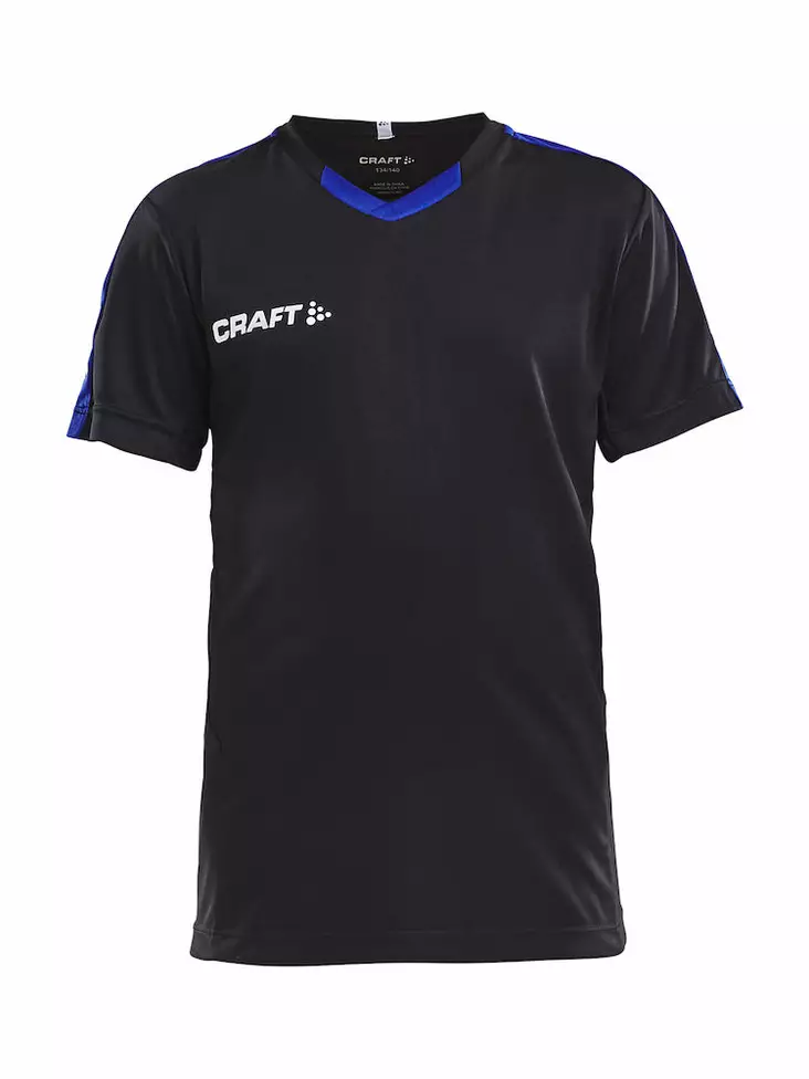 PROGRESS Jersey Contrast JR, BLACK/CLUB - Craft Vaatteet - 1905583-9346 - 1