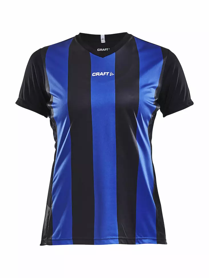 PROGRESS Jersey Stripe WMN, BLACK/CLUB C - Craft Vaatteet - 1905568-9346 - 1