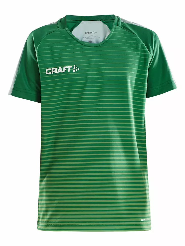 Pro Control Stripe Jersey Jr, Team Green - Craft Vaatteet - 1906700-651606 - 1