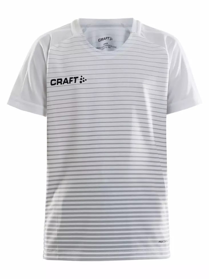 Pro Control Stripe Jersey Jr, White/Silv - Craft Vaatteet - 1906700-900926 - 1