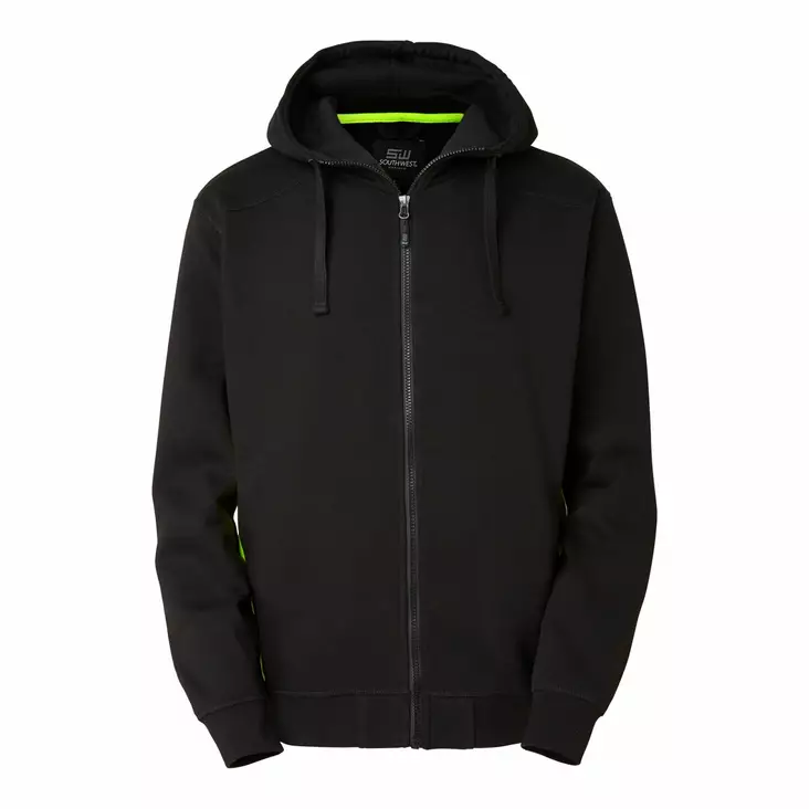 SW 225 Franklin Zip Hood, bla/yel - South West Vaatteet - 225-46 - 1