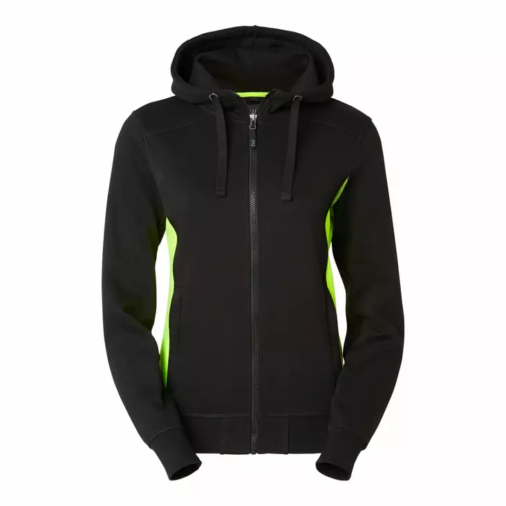 SW 226 Ava lds zip hood, bla/yel - South West Vaatteet - 226-46 - 1