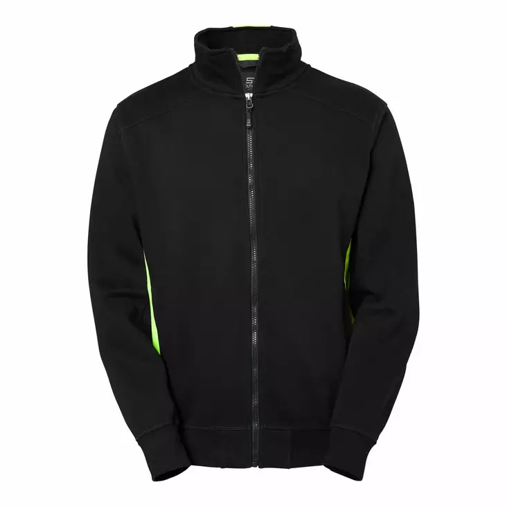 SW 227 Lincoln Zip Coll, bla/yel - South West Vaatteet - 227-46 - 1