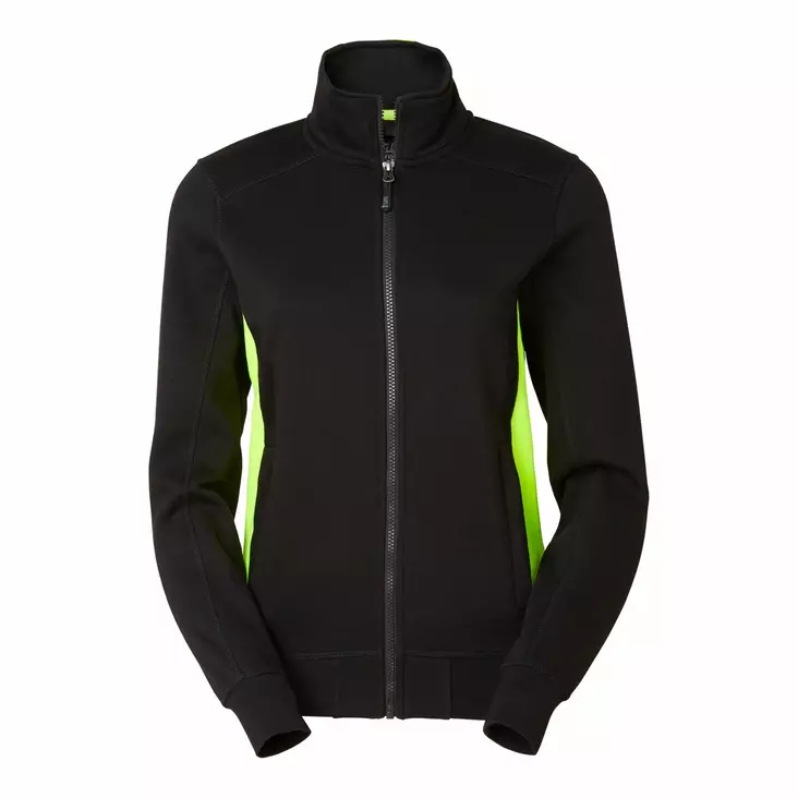 SW 228 Lucy Zip collar, bla/yell - South West Vaatteet - 228-46 - 1