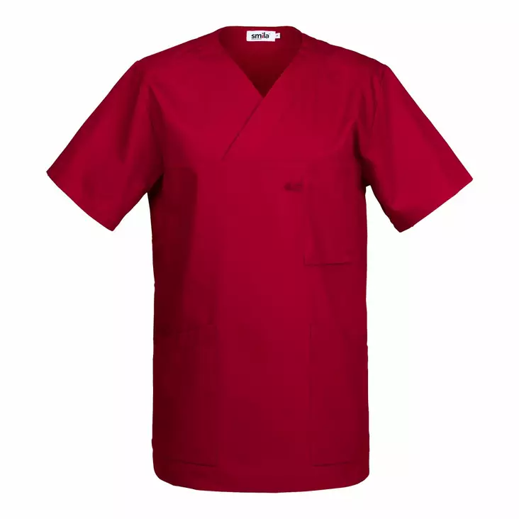 Smila 70101 Astor v-tunic, dark red - Työpaidat - 70101-66 - 1