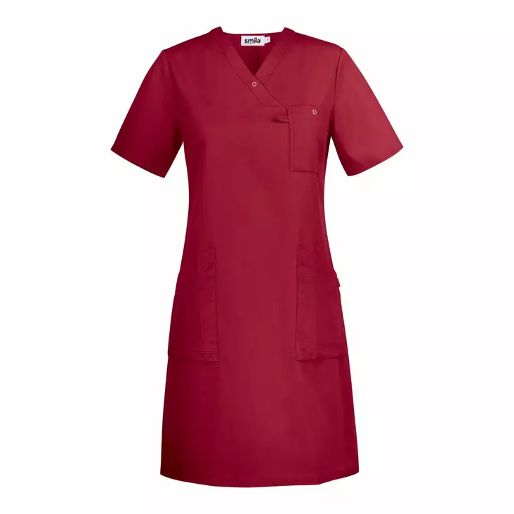 Smila 70160 Adina v-dress w, dark red - Asusteet ja Tarvikkeet - 70160-66 - 1