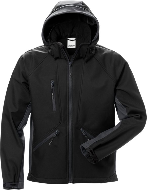 Softshell takki 1414 SHI, Musta/Harmaa - Fristads Työtakit - 124149-996 - 1