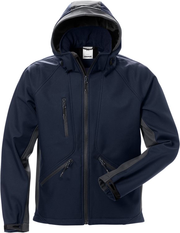 Softshell takki 1414 SHI, T.Sininen/Harm - Fristads Työtakit - 124149-586 - 1