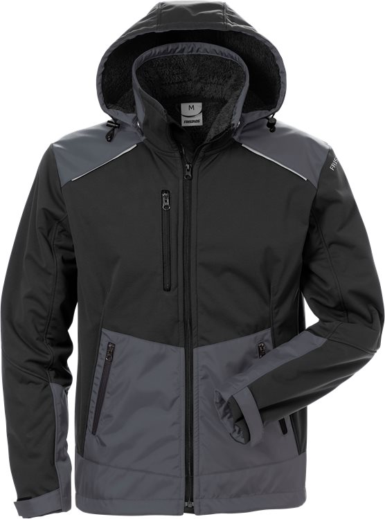 Softshell talvitakki 4060 CFJ, Musta/Har - Fristads Työtakit - 127188-996 - 1