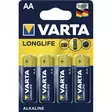 Varta Longlife Paristo AA LR6 4 kpl/pkt - Akut, Paristot ja Laturit - 4008496525157 - 1