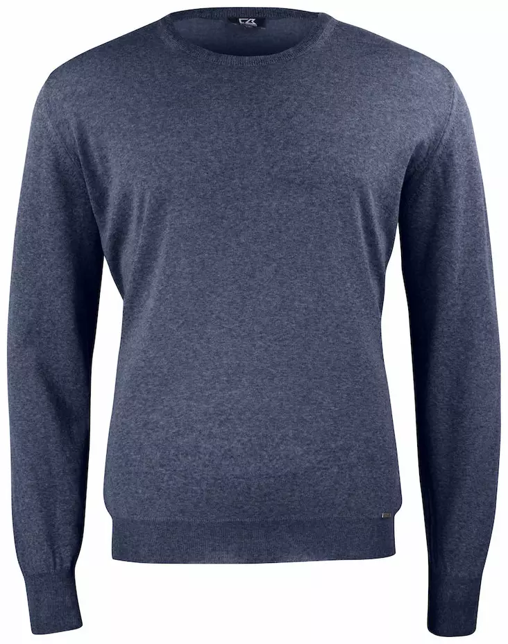 C&B Kennewick Crewneck, Sea Blue Melange - Cutter & Buck Vaatteet - 355406-597 - 1