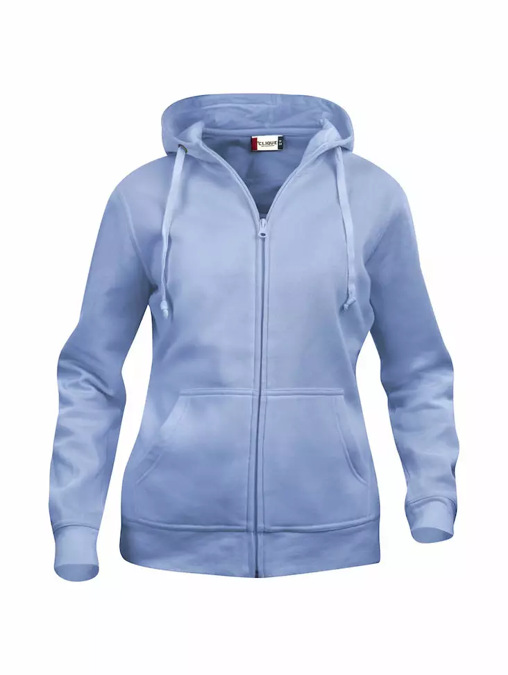 Clique Basic Hoody Full zip ladies, vaal - Clique Vaatteet - 021035-57 - 1