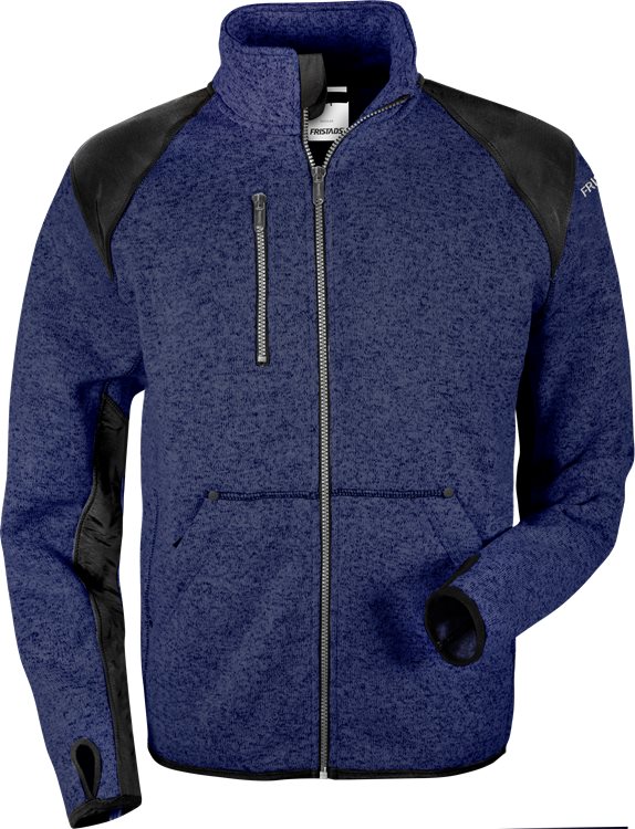 Fleecetakki 7451 PRKN, Sininen/Musta - Fristads Työtakit - 114032-597 - 1