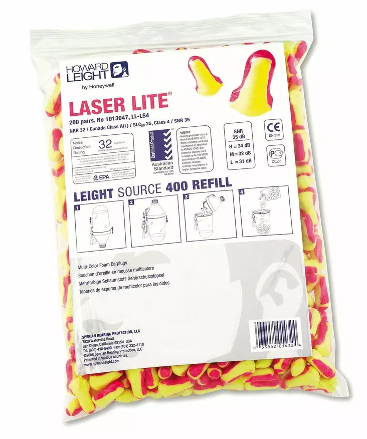 Howard Leight Laser Lite LS-400 täyttöpu - Korvatulpat - 1013047 - 1