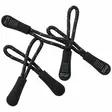 SW 730 Zip.pull 5kpl/pkt, black/reflex - South West Vaatteet - 730-98 - 1