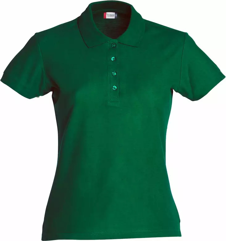 Clique Basic Polo Ladies, tumman vihreä - Clique Vaatteet - 028231-68 - 1
