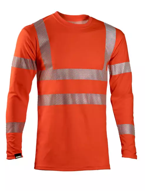 Dimex 4428+ Hv-punainen turva t-paita, p - Dimex Huomiopaidat - D4428 - 1