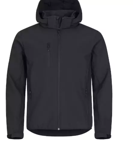 Clique Classic Hoody Softshell, musta - Clique Vaatteet - 0200912-99 - 1