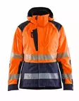 Blåkläder Naisten Highvis Kuoritakki Oranssi/Mariininsininen - Blåkläder Huomiotyövaatteet - 443619875389 - 1