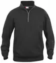 Clique Basic Half Zip, musta - Clique Vaatteet - 021033-99 - 1