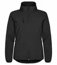 Clique Naisten Classic Softshell Jacket Musta - Clique Vaatteet - 0200915-99 - 1