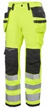 HH W Luna HV Pant Cl. 2, Keltainen/Musta - Helly Hansen Huomiohousut - 77498-369 - 1